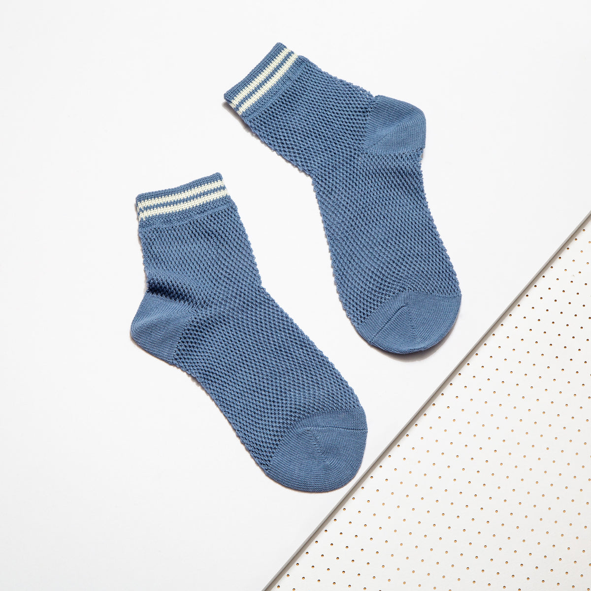 Women's Crew Socks | Transparent Two Stripe | Cotton | 6-pack | MoSock ...