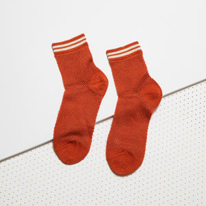 Women's Crew Socks | Transparent Two Stripe | Cotton | 6-pack | MoSock ...